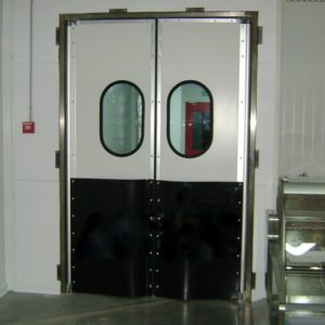 Противопожарная дверь с овальным окном / серия FRM7504