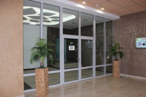 Противопожарный витраж E45 / серия FRM7121